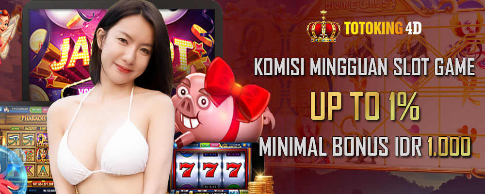 Komisi Mingguan Slot Game UP TO 1%